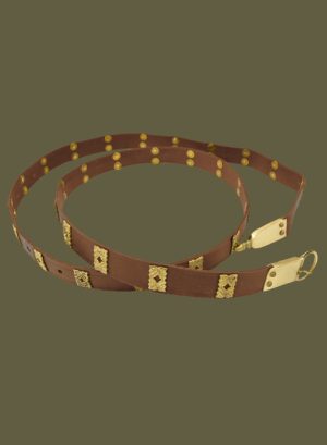 Quatra Bars Decorated Medieval Belt