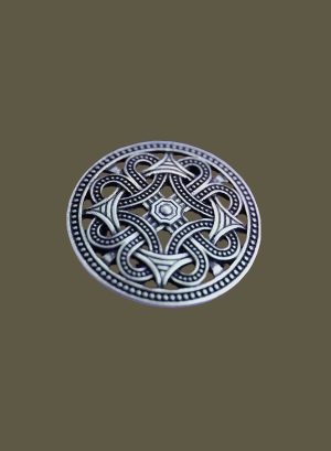Small Round Knotwork Brooch