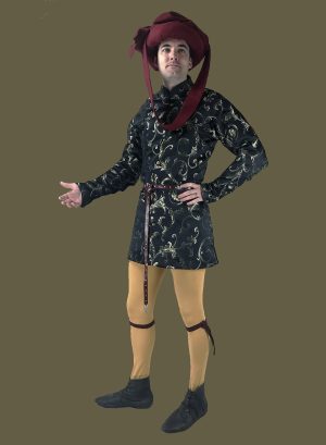 14th c. Brocade Men's Cotehardie