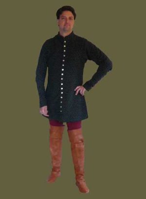 14th c. Wool Men's Cotehardie