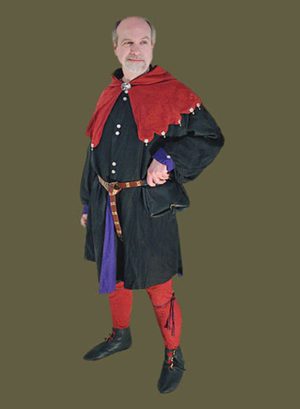 14th Century Reversible Silk Cotte