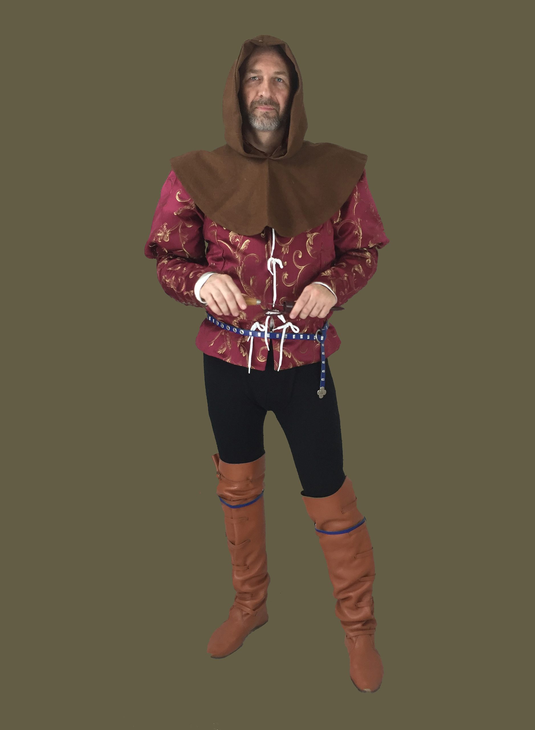 doublet_RedGldBrcd_ShrtHood_fnt1