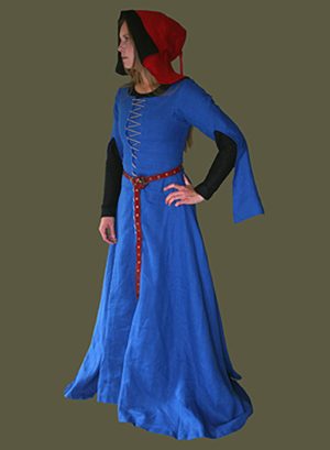 Linen Frontlaced Gown