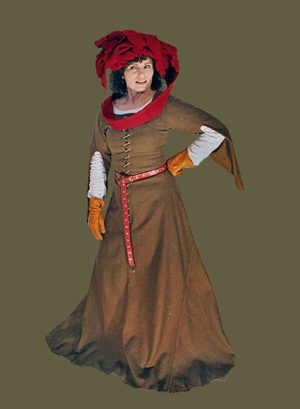 CLEARANCE Wool Frontlaced Gown