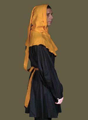 Linen Hood with Liripipe