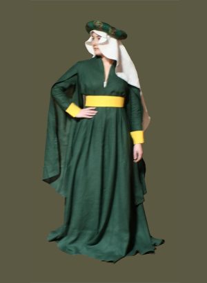 CLEARANCE Womens 15th C. Split-Sleeve Houppelande